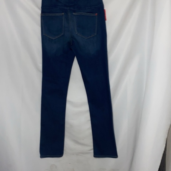 NWT SPANX THE SIGNATURE STRAIGHT SIZE30 Dark Indigo Women's Jeggings side Zipper - Picture 11 of 13